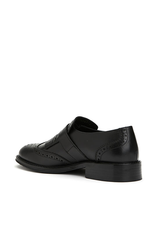 Siyah Kadın Deri Ayakkabı