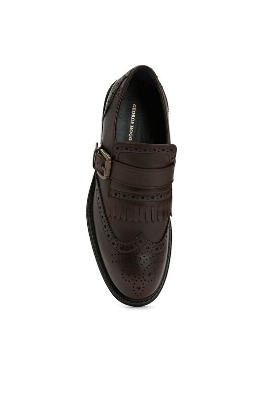 Kahverengi Kadın Deri Ayakkabı