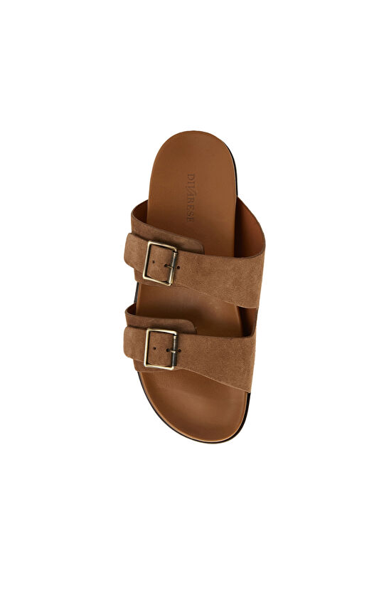 Taba Erkek Süet Terlik