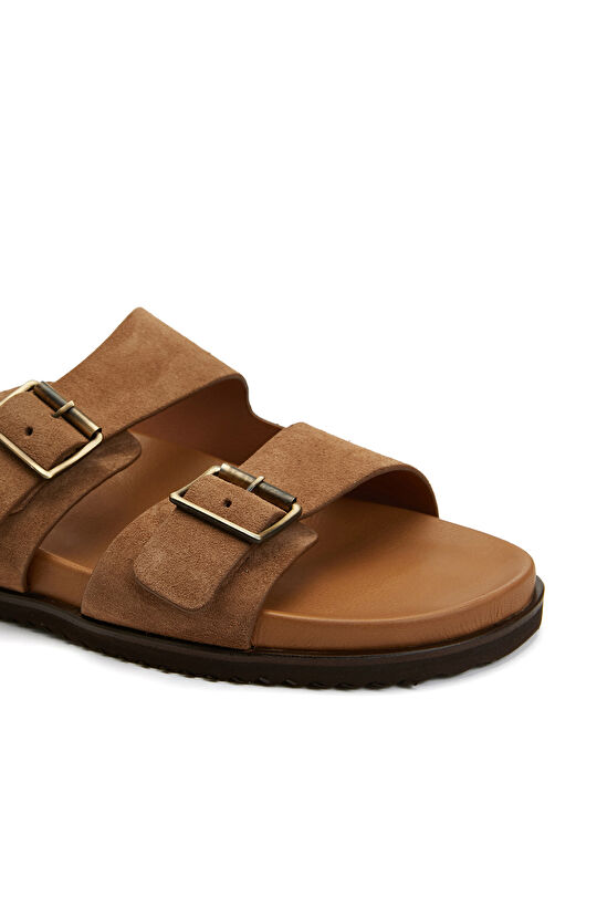 Taba Erkek Süet Terlik