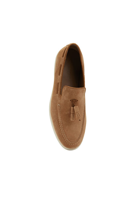 Camel Erkek Süet Loafer