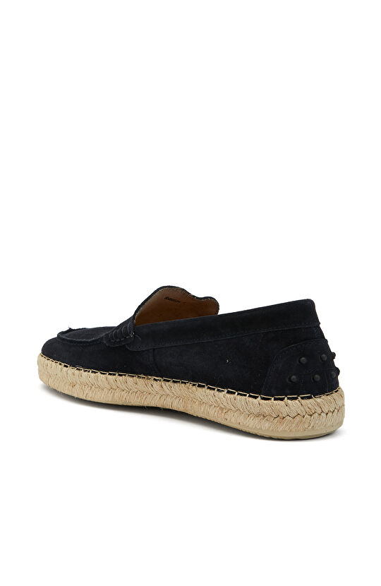 Lacivert Erkek Süet Espadril