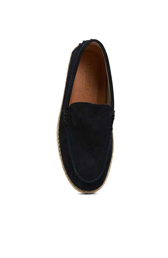 Lacivert Erkek Süet Espadril