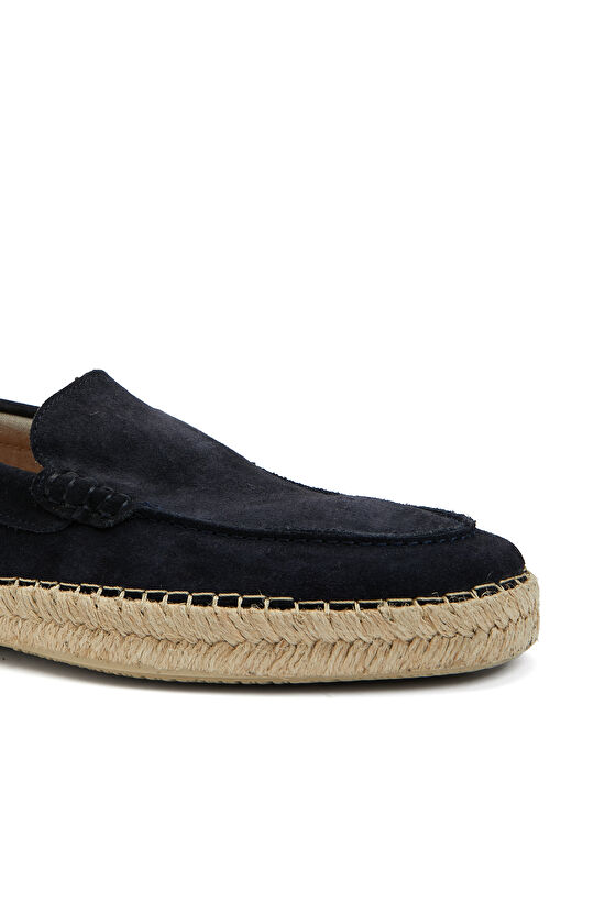 Lacivert Erkek Süet Espadril