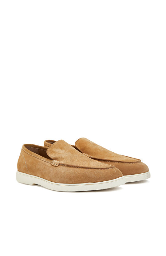 Camel Erkek Süet Loafer