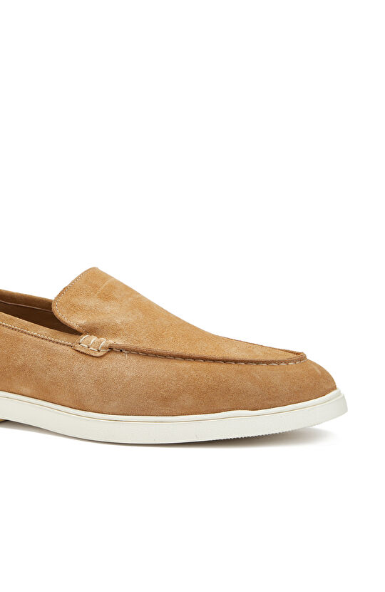 Camel Erkek Süet Loafer