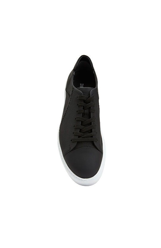 Siyah Desenli Erkek Sneaker