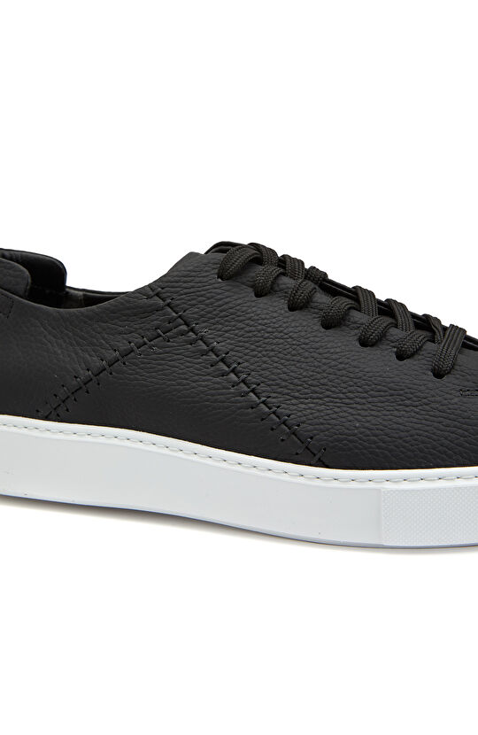 Siyah Desenli Erkek Sneaker