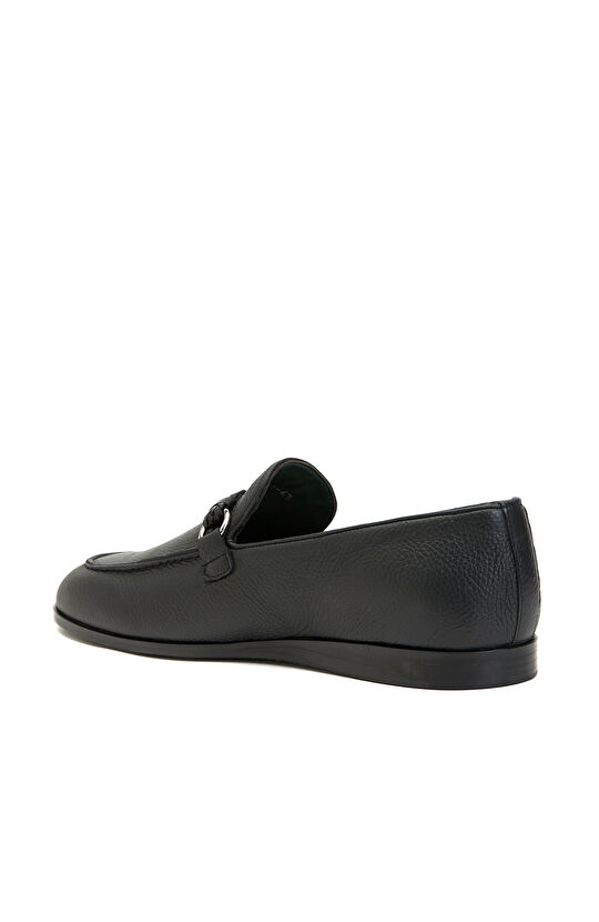 Siyah Erkek Deri Loafer