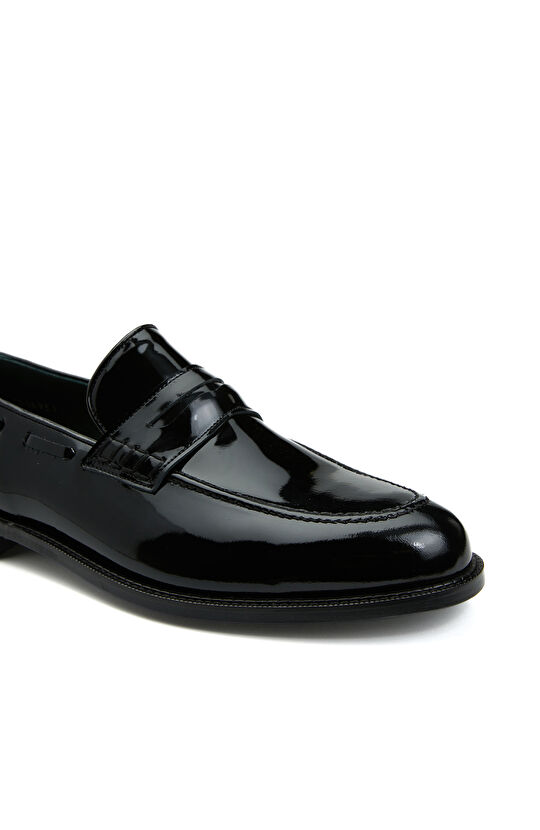 Siyah Erkek Rugan Loafer