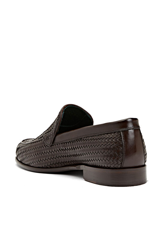 Kahverengi Erkek Deri Loafer