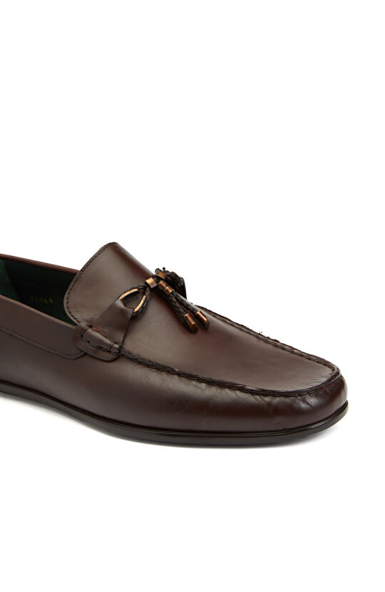 Kahverengi Erkek Deri Loafer