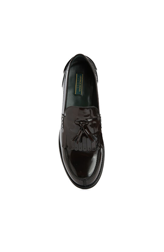 Kahverengi Erkek Deri Loafer