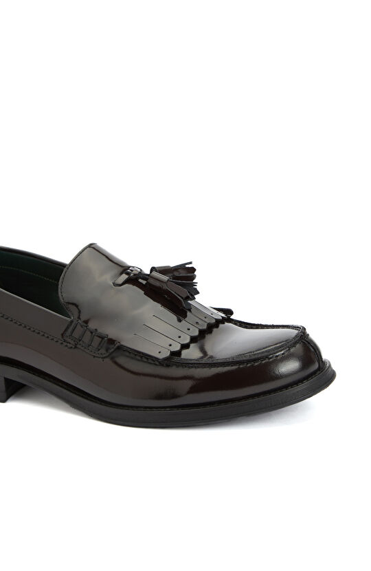 Kahverengi Erkek Deri Loafer