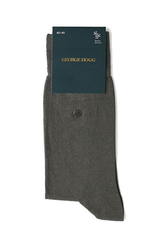Haki Erkek Bambu Çorap