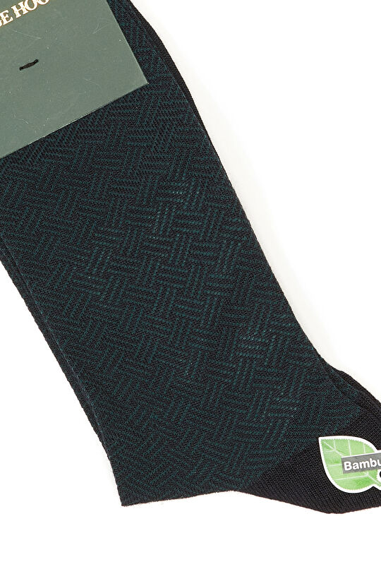 Lacivert Nefti Erkek Bambu Çorap