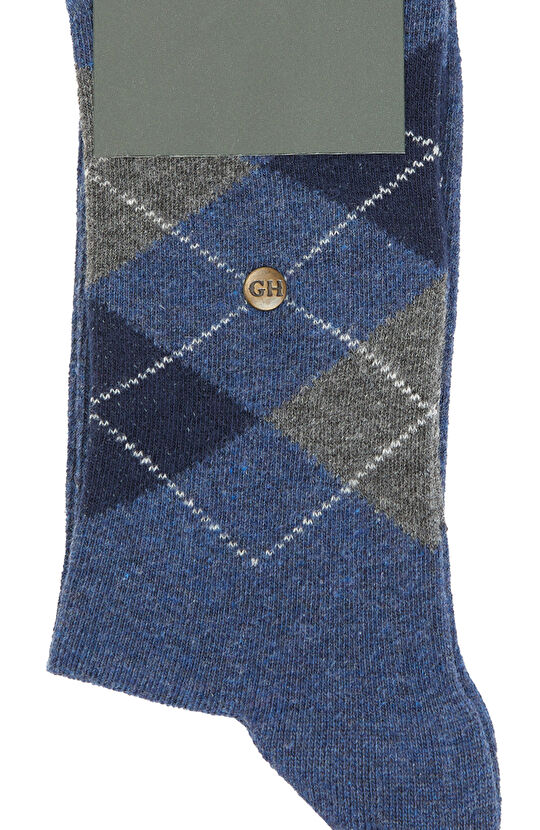 Mavi Antrasit Erkek Çorap