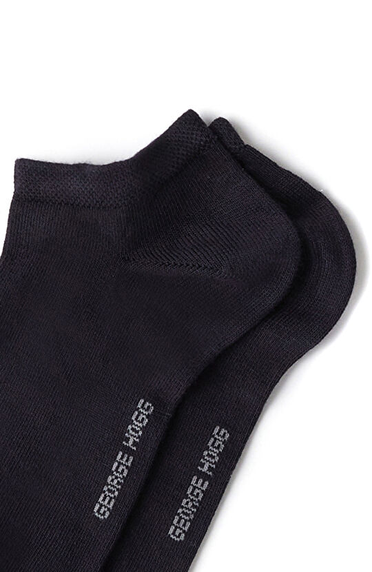 2li Beyaz Lacivert Erkek Bambu Çorap Seti