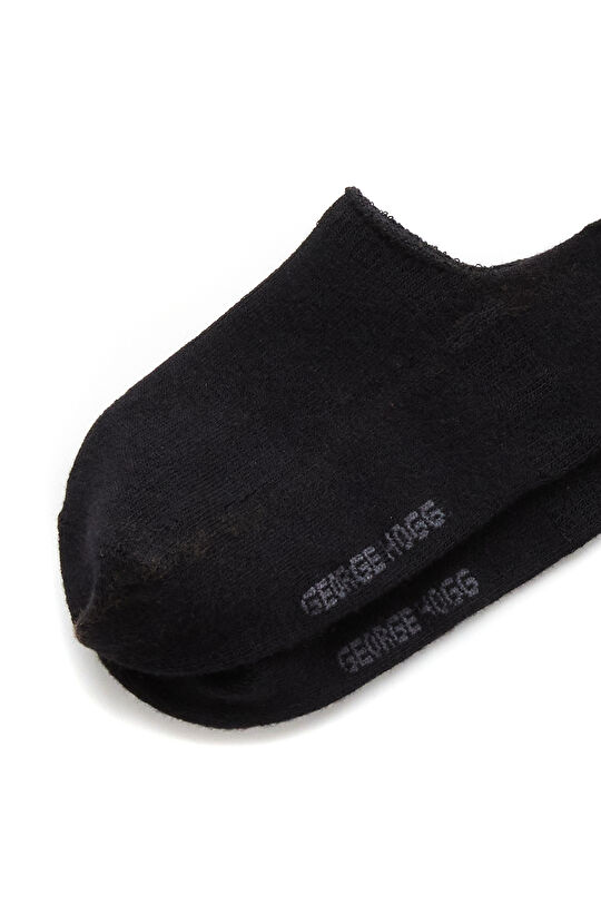 Siyah Haki 2li Erkek Bambu Çorap Seti