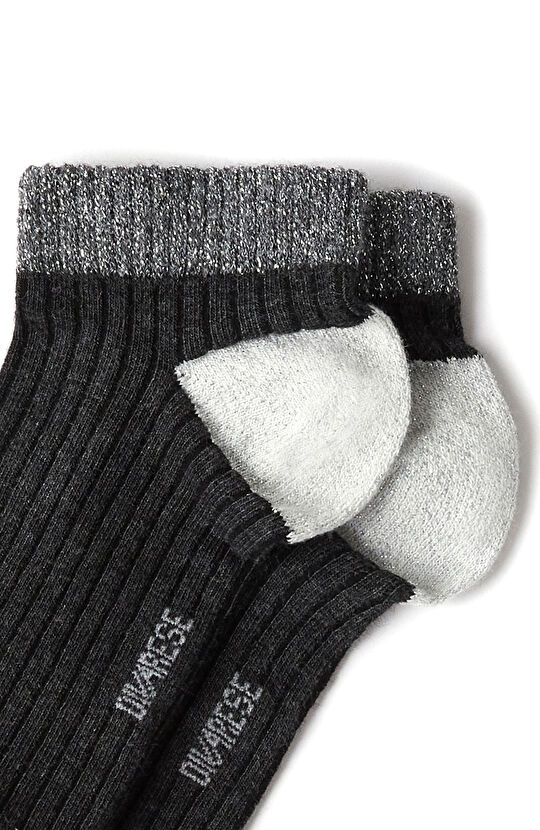 Siyah Kadın Bambu Çorap