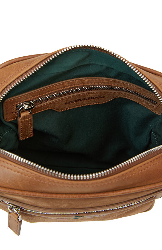 Camel Erkek Deri Postacı Çantası