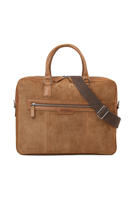 Camel Deri Erkek Laptop Çantası