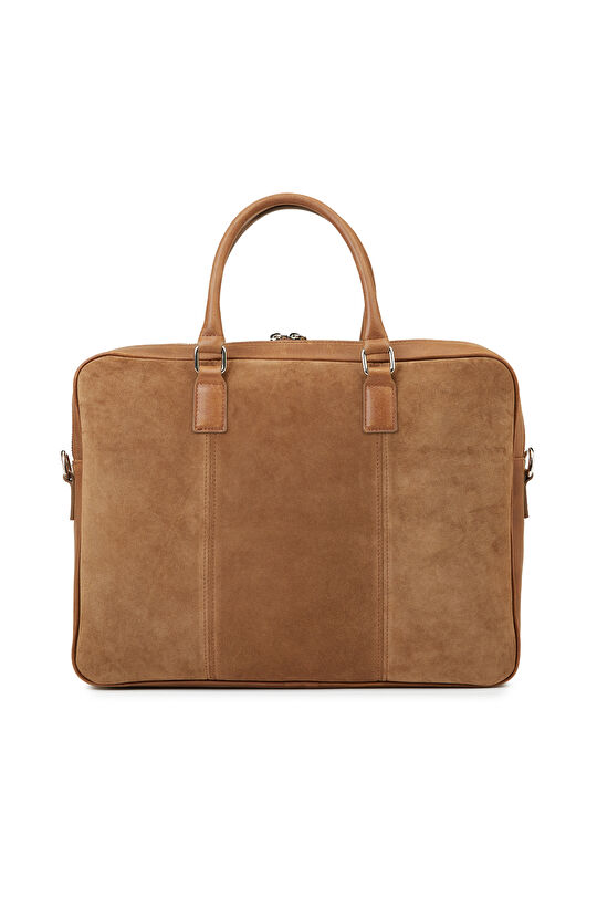 Camel Deri Erkek Laptop Çantası