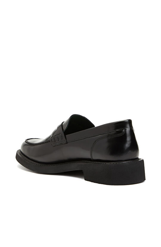 Siyah Erkek Deri Loafer