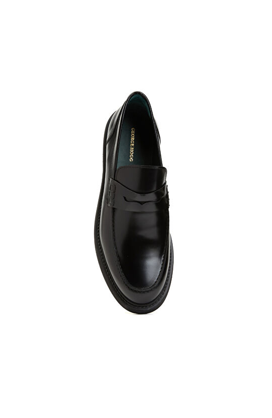 Siyah Erkek Deri Loafer