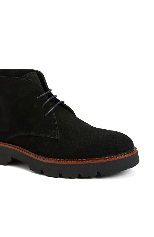 Siyah Kadın Süet Bot