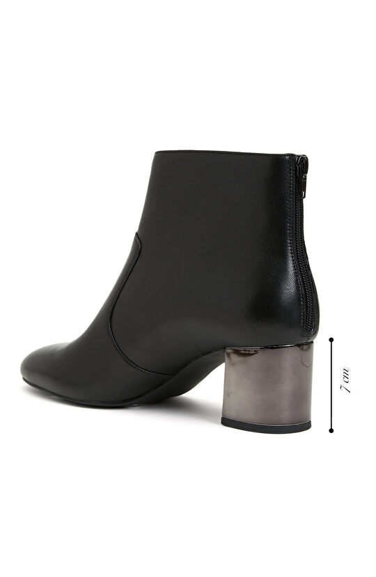 Siyah Kadın Deri Bot