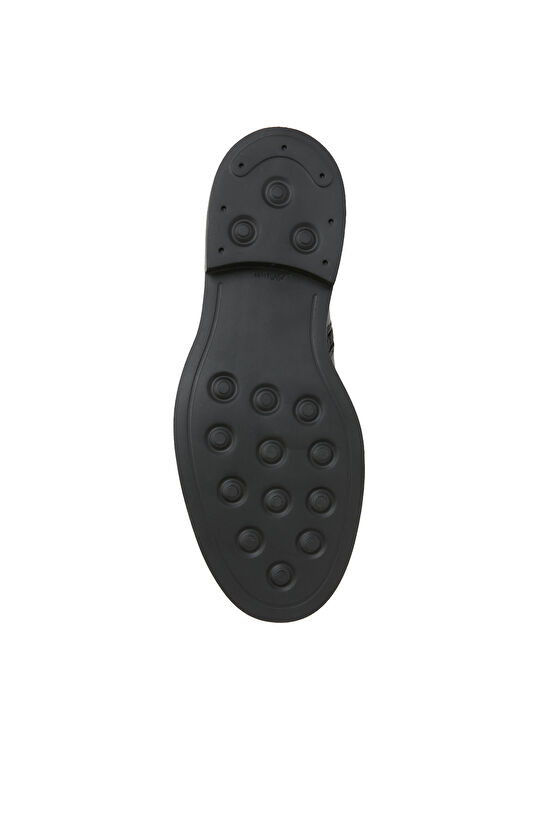 Siyah Erkek Deri Bot