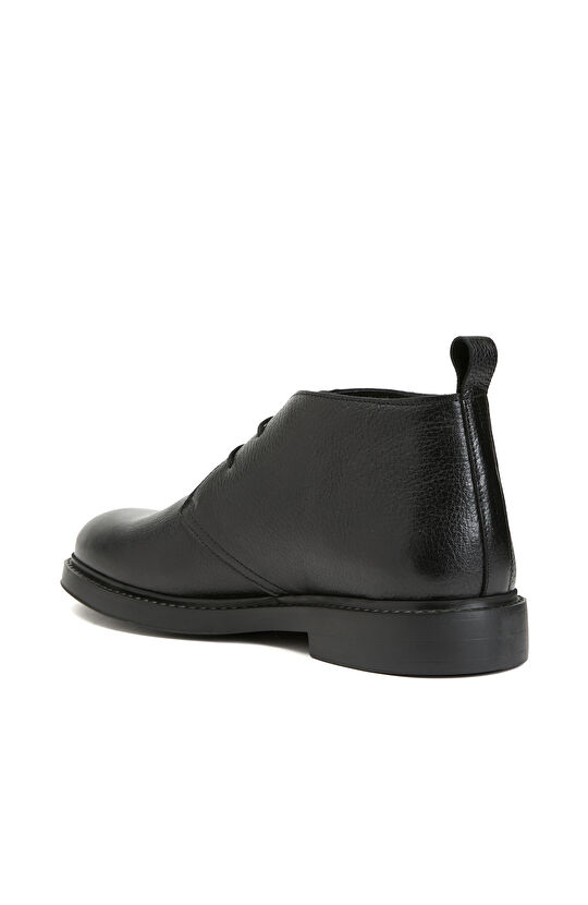 Siyah Erkek Deri Bot