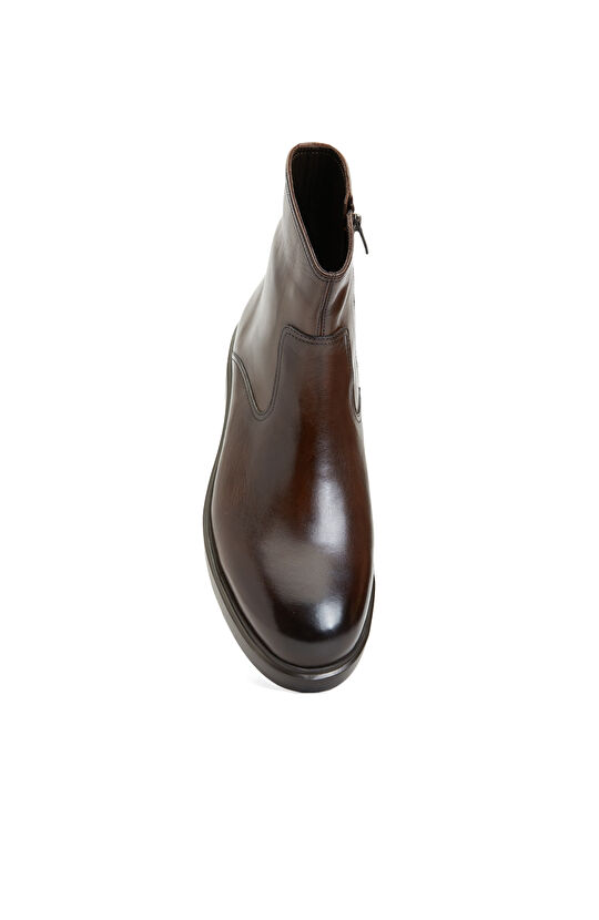 Kahverengi Erkek Deri Bot