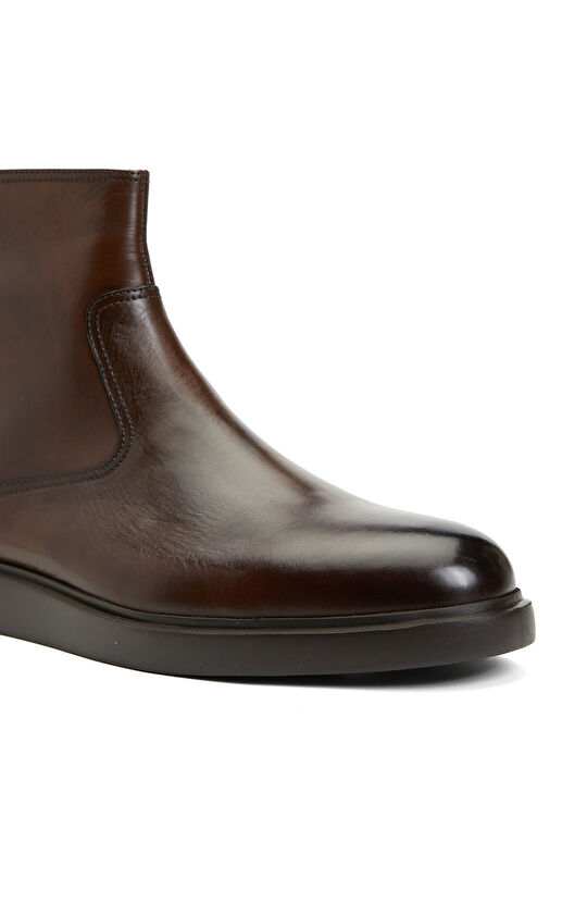 Kahverengi Erkek Deri Bot