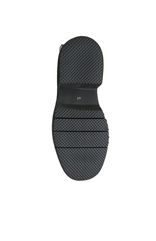 Siyah Erkek Deri Bot