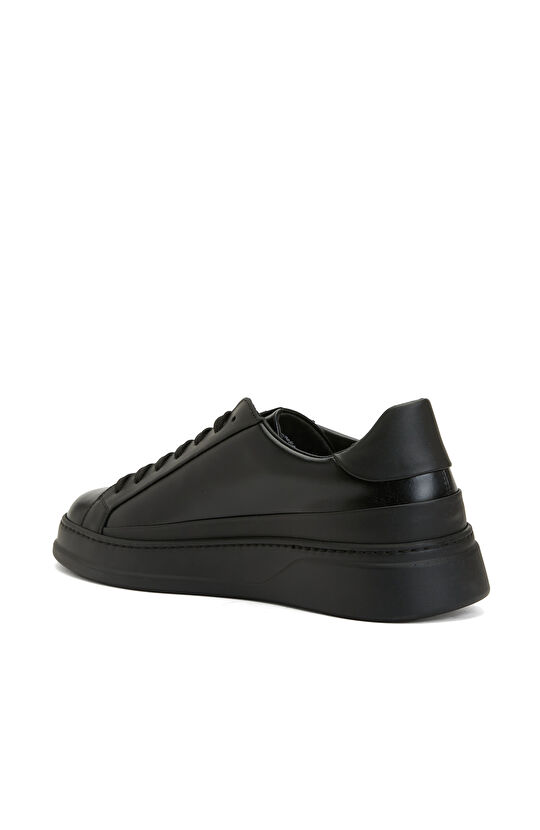 Siyah Erkek Deri Sneaker