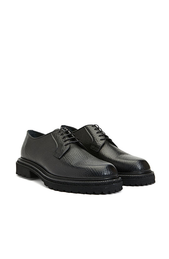 Siyah Erkek Deri Ayakkabı