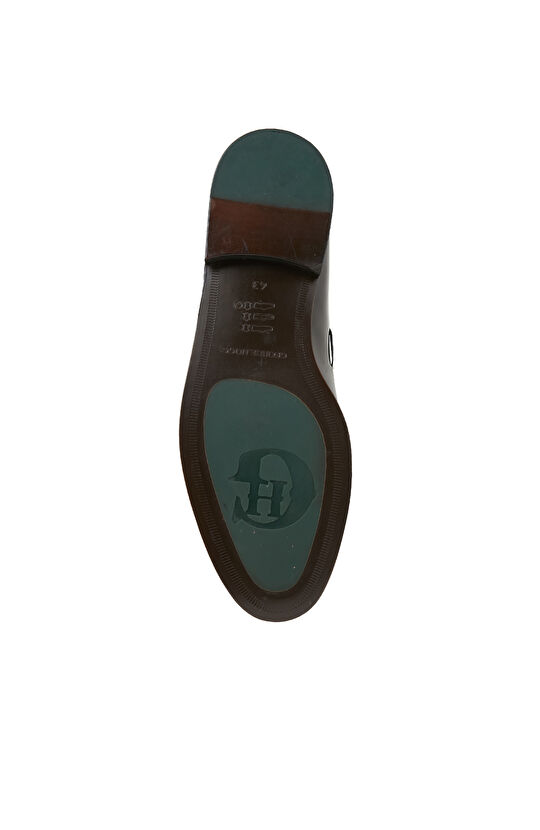 Bordo Püsküllü Erkek Deri Kösele Ayakkabı