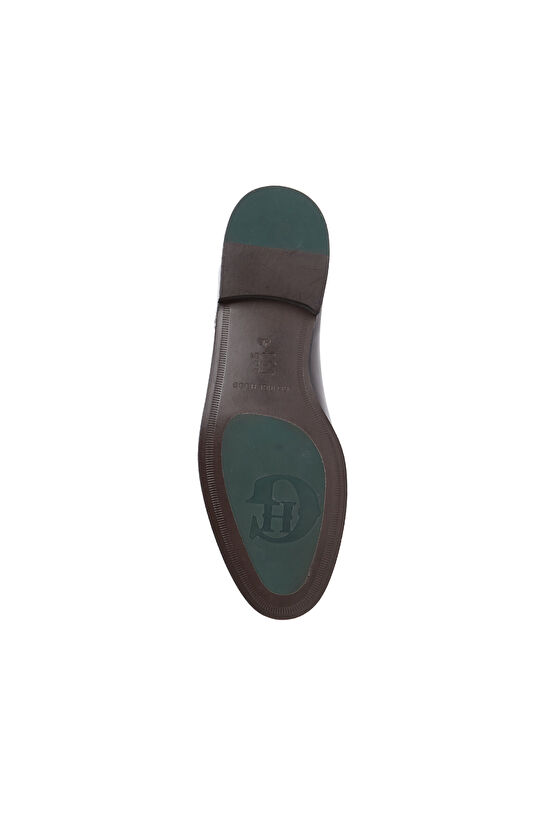 Burgundy Tasseled Men's Leather Leather Shoes