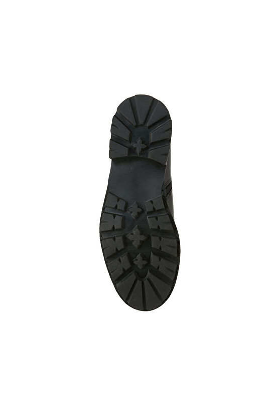 Siyah Erkek Deri Bot