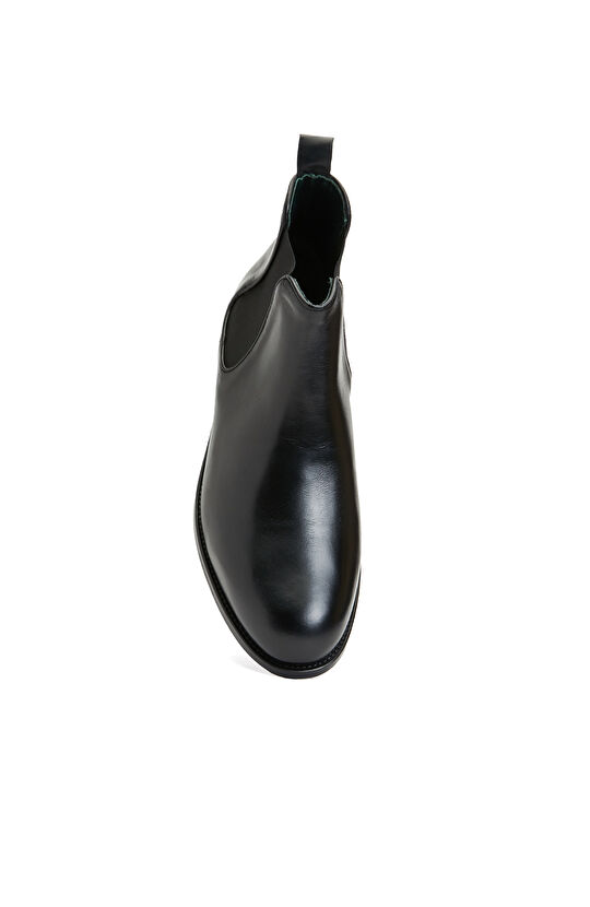 Siyah Erkek Deri Bot