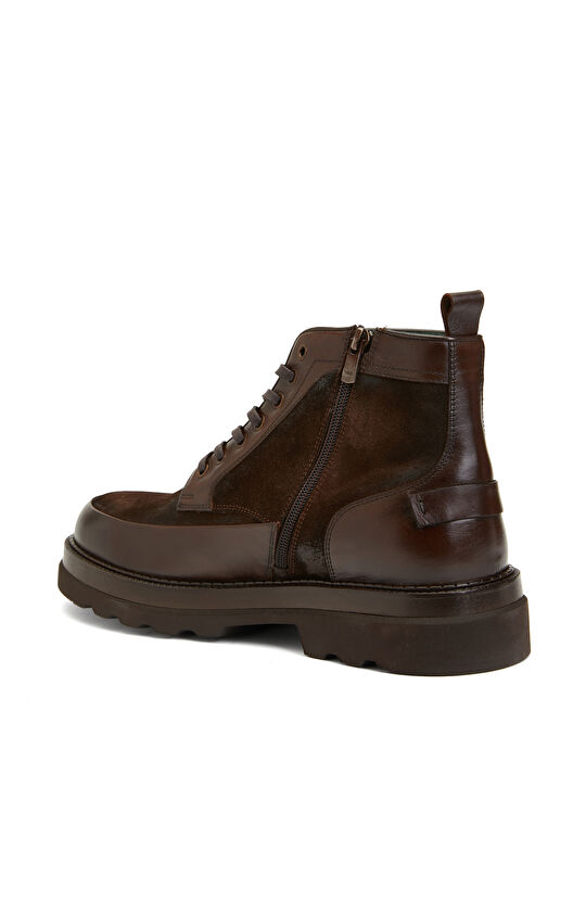 Kahverengi Erkek Deri Bot