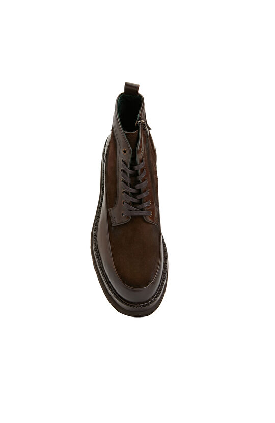 Kahverengi Erkek Deri Bot