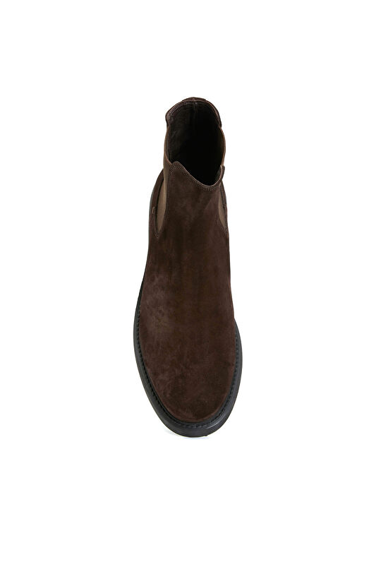 Kahverengi Erkek Deri Chelsea Bot