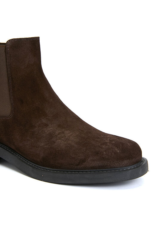 Kahverengi Erkek Deri Chelsea Bot