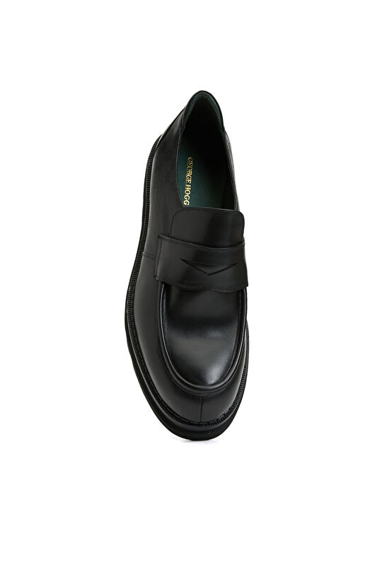 Siyah Erkek Deri Loafer