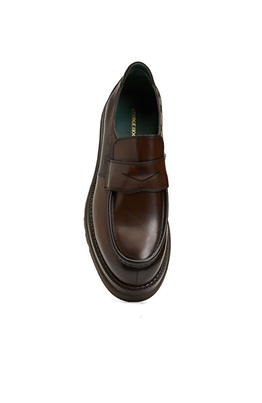 Kahverengi Erkek Deri Loafer