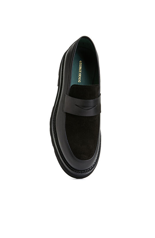 Siyah Süet Erkek Loafer