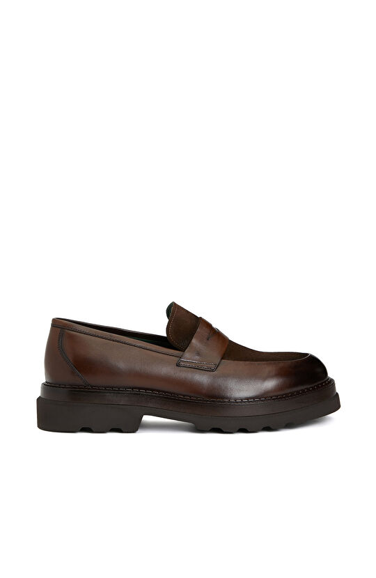 Kahverengi Erkek Süet Loafer